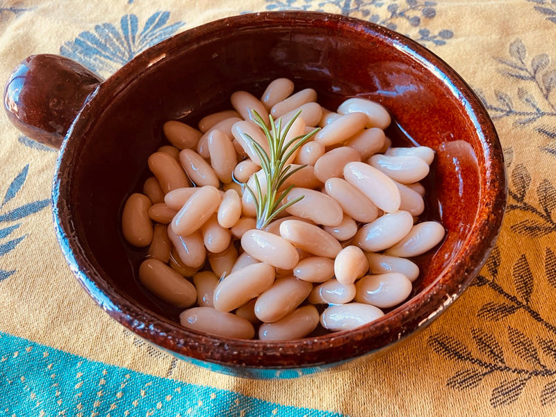 カンネリーニ（白インゲン豆）のフレーバーオイル漬け