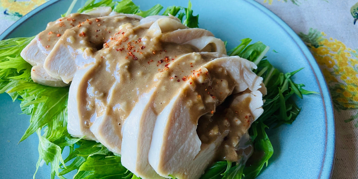 鶏胸肉の棒棒鶏風 — A LA TABLE NATURE