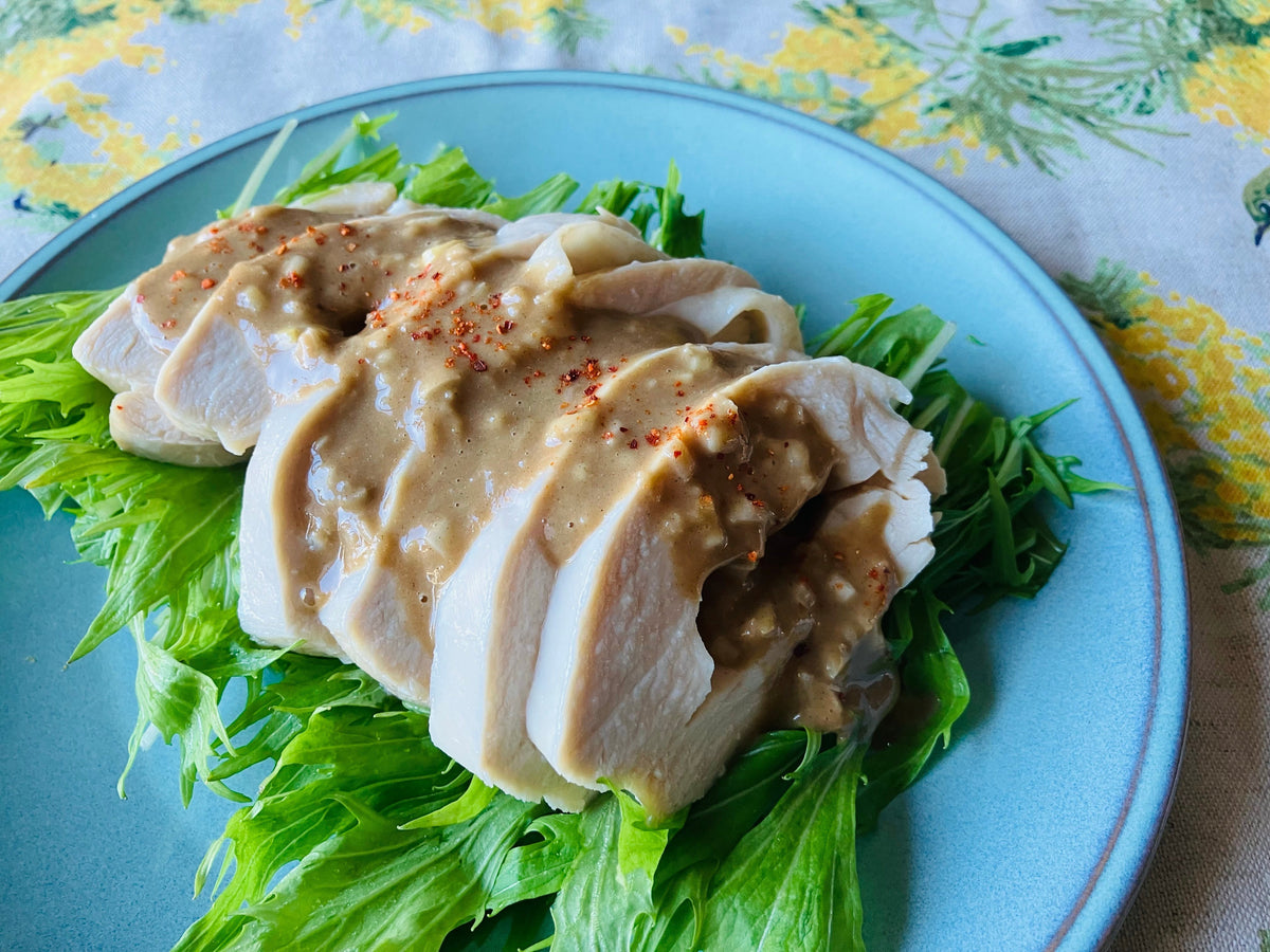 鶏胸肉の棒棒鶏風 — A LA TABLE NATURE