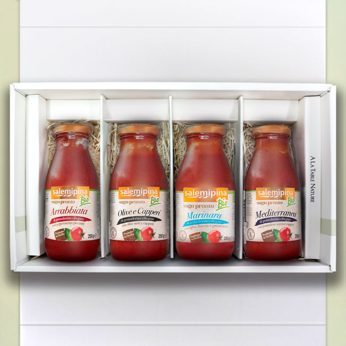 【ギフト】こだわりシチリア産トマトソース4種食べ比べセット